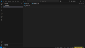 Screenshot shows how to select an interpreter.